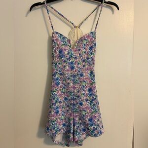 NWT Almost Famouns Floral Romper